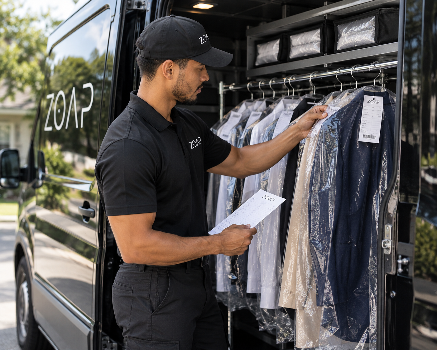 Dryclean Zoap Van